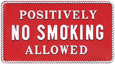 Bernard Engraving - No Smoking Allowed - FP032