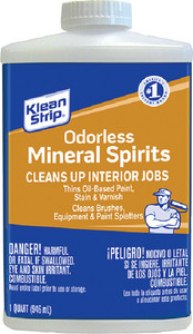 Klean Strip - Odrless Mineral Spirits 1gl@4 - GKSP94006