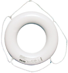 Cal-June - 24  White Ring Buoy W/o Strap - GW-X-24