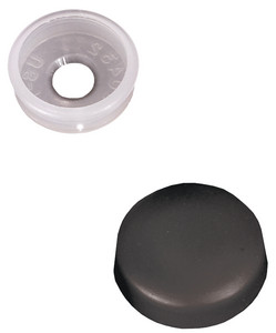 RV Designer - Screw Cover-blk. (pack Of 14) - H603