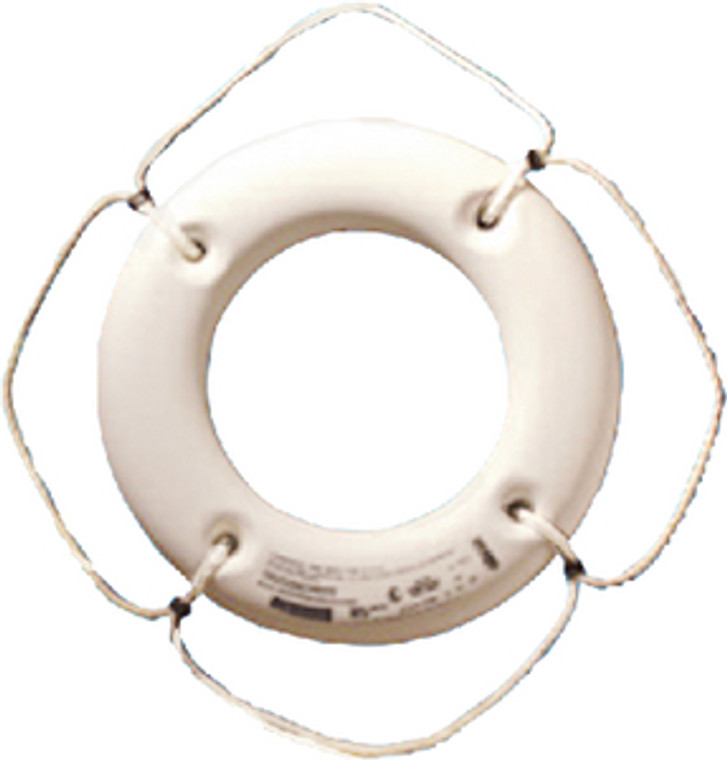 Cal-June - 20in White Hard Shell Ring Buo - HS-20-W Cal-June - 20in White Hard Shell Ring Buo - HS-20-W