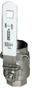Groco - 1-1/4  Stainless Ff Ball Valve - IBV-1250-S