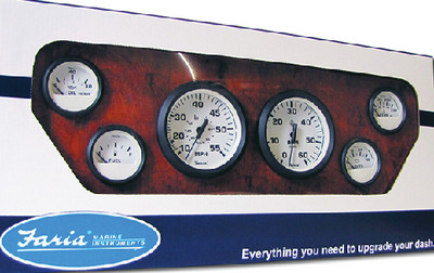 Faria - Euro Wht Boxed Set Ib 6 Gauges - KT9798