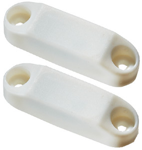 RV Designer - Magnetic Catch Set White 2/pk - L608