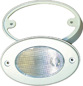 T-H Marine - Led Oval Light W/mount Rng Wht - LED-OCL-2K-DP