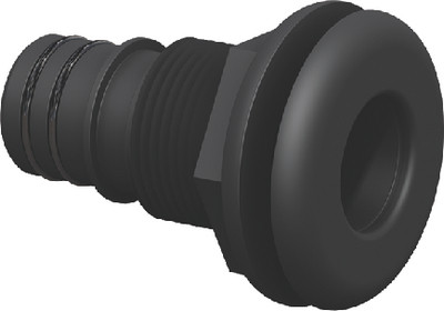 Flow Rite - 1-1/8  Ql Straight Thru-hull B - MA-041-QLB