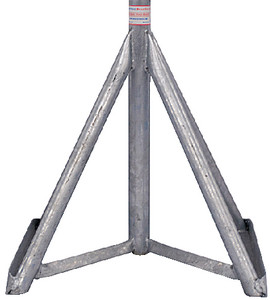 Brownell Boat Stands - Galv Mb Stand Base Only 29-46 - MB2GBASE