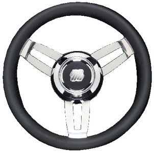 Uflex - Steering Whl Blk Poly Chrome - MOROSINI U/CH/B