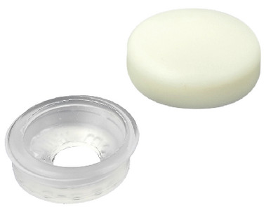 Seachoice - Cream Screw Cap #10  6/bg - MP9706SC
