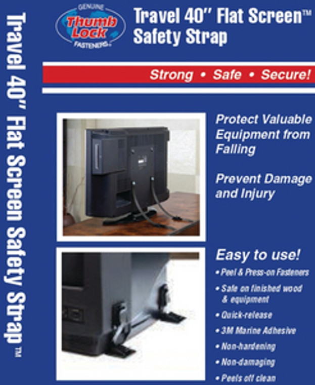 Thumb Lock - Trvl 40in Flt Screen Sfty Stra - MRV4615