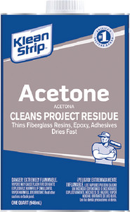 Klean Strip - Acetone Qt @4 - QAC184