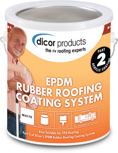 Dicor - Wht Rubr Roof/acry Coating Gl - RP-CRC-1