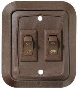 RV Designer - Switch Plate-wall Double - S655