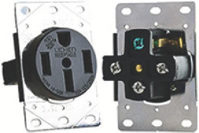 RV Designer - 50a Flush Receptacle In Plate - S981