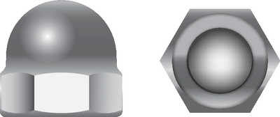 Seachoice - 1/4-20 Cap Acor Nut Ss 100/bg - SC1360