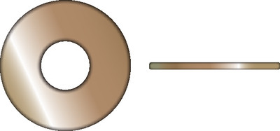 Seachoice - 1/2 Flt Wsh 1-1/4od Sil Brz 50 - SC2443