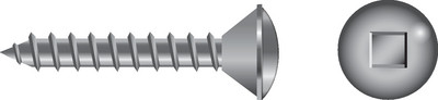 Seachoice - #6x1 Sqr Ovl Sms Ss 100/bg - SC3462