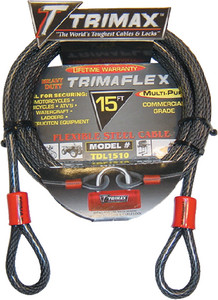 Trimax Locks - 8'dual Loop-multi Use Cable - TDL815