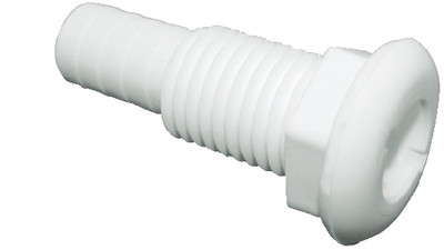 T-H Marine - Thru Hull 3/4 Straight White - TH752DP