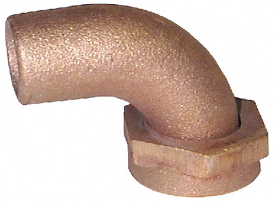 Groco - 3/4  90 Deg. Bronze Tail Piece - TPC-750
