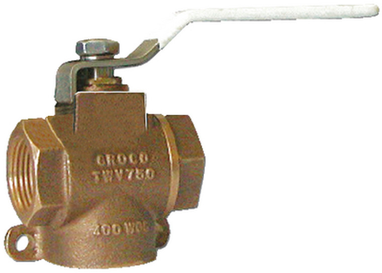 Groco - 1/2in Npt 3-way Valve - TWV-500 Groco - 1/2in Npt 3-way Valve - TWV-500