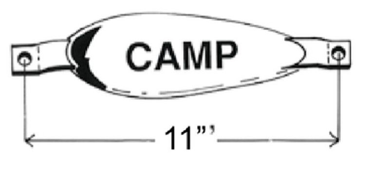 Camp Zinc - Hull Annode (tear Drop) - W6 Camp Zinc - Hull Annode (tear Drop) - W6