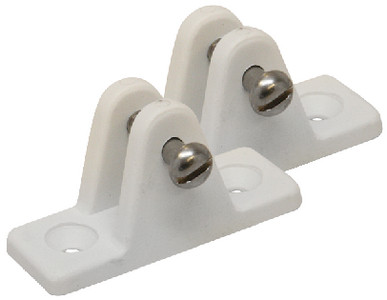 Sea-Dog Line - Lg Deck Hinge/angled Wht  2/cd - 273231-1