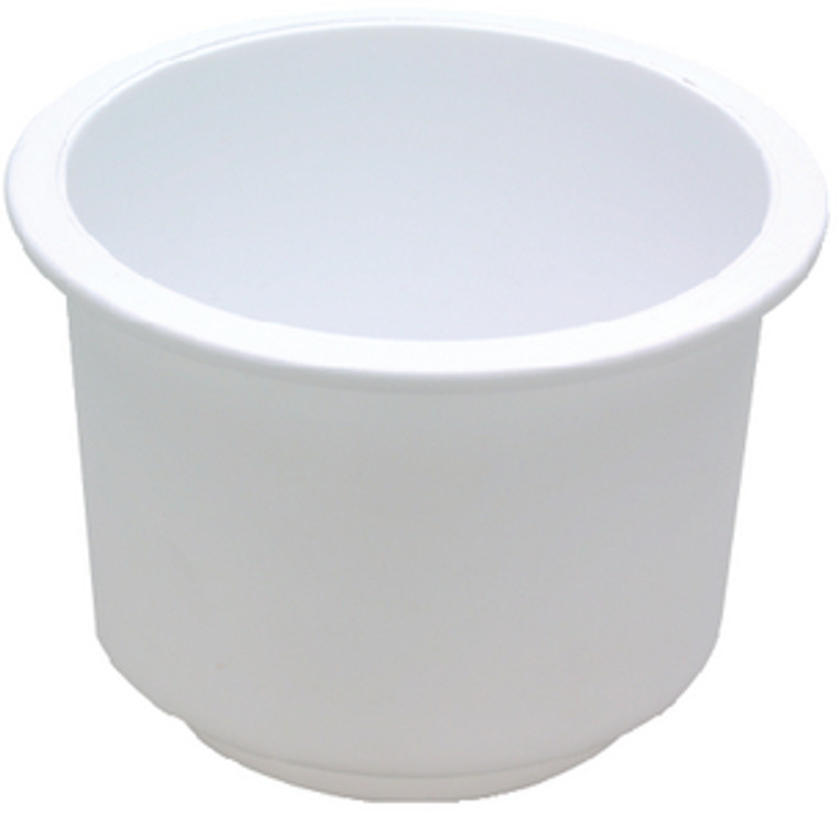 Seachoice - Drink Holder White Lg Recessed - 79490 Seachoice - Drink Holder White Lg Recessed - 79490
