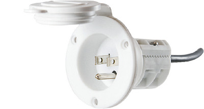 Minn Kota - Mkr23 Ac Power Port White - 1865110