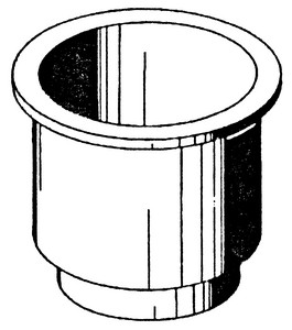 Beckson Marine - Beige 4in Cupholder - GH43N1