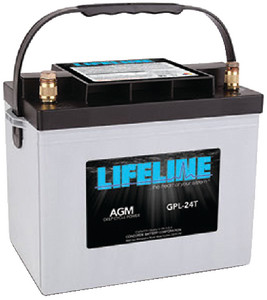 Batteries - Battery Lifeline Agm 12v D/c - LLGPL24T