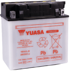 Yuasa - Battery Yb16cl-b Conv - YUAM2S6CL