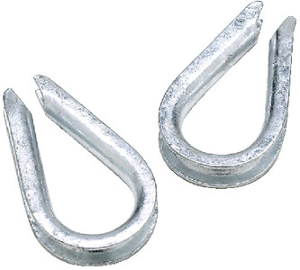 Seachoice - Rope Thimble-galv-1/2 -bulk - 43340