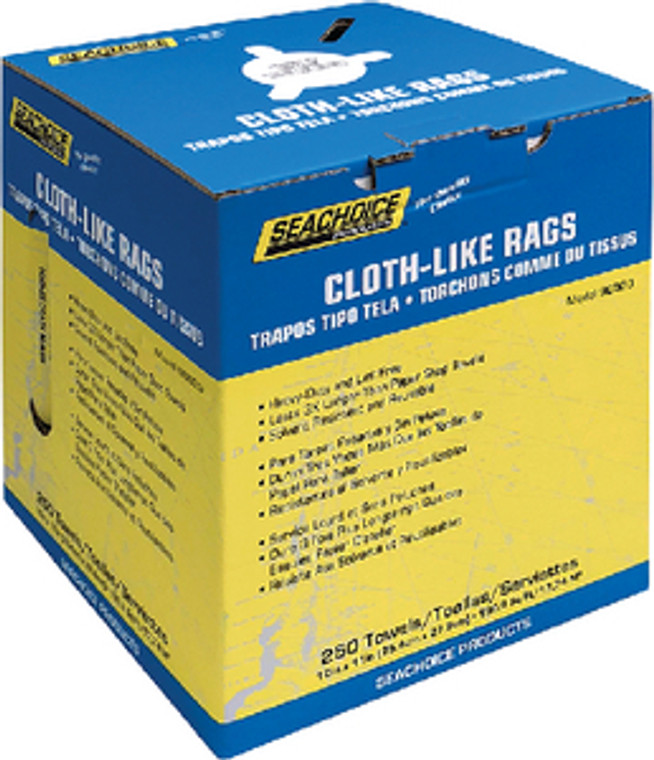 Seachoice - Rags-in-a-box 250/bx - NW-90020-250SC Seachoice - Rags-in-a-box 250/bx - NW-90020-250SC