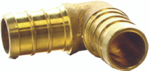 Bristol Products - Elbow 1/2  Barb Brass Pex - 49UTE33