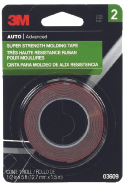 3M Marine - Molding Tape 1/2x5' - 3609 3M Marine - Molding Tape 1/2x5' - 3609