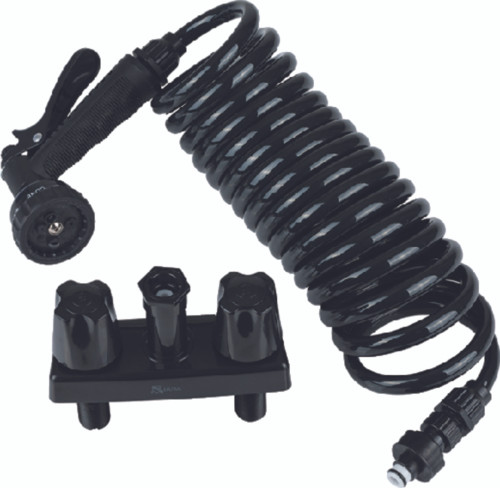 Dura Faucet - Spray Faucet W/hose Nozzle Blk - DF-SA186-BK