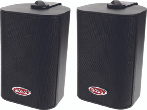 Boss Audio Systems - Marine 3-wy Cabinet Spk Blk - MR4.3B