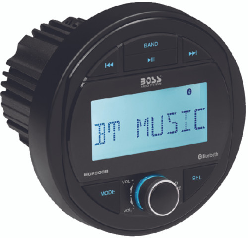 Boss Audio Systems - Marine Gauge Radio - MGR300B