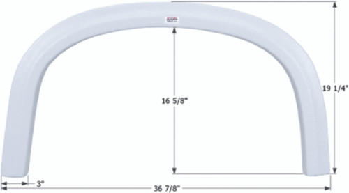 Icon Technologies - Fender Skirt 4 Winds Fs2038 Pw - 12038