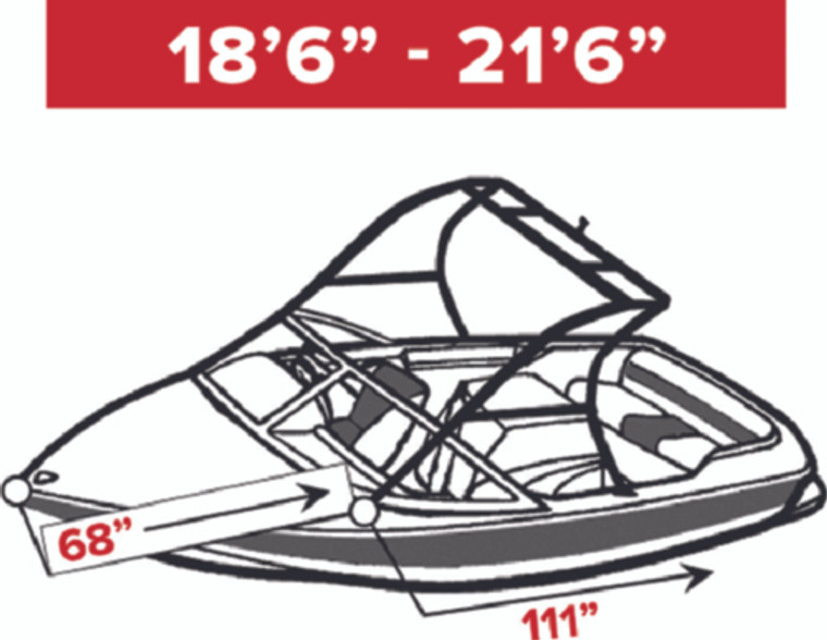 Carver Covers - Tst-20 W/ Tower Boat Cover - 74520S11 Carver Covers - Tst-20 W/ Tower Boat Cover - 74520S11