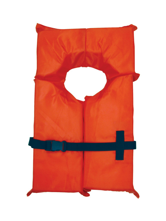 Airhead 10000-15A-OR-NS Type II Keyhole Life Vest - Orange, Adult Universal - 10000-15A-OR-NS