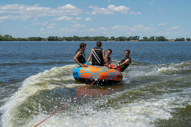 AIRHEAD AHBT-1329 Big Bertha 4-Rider Towable Water Tube - AHBT-1329 AIRHEAD AHBT-1329 Big Bertha 4-Rider Towable Water Tube - AHBT-1329