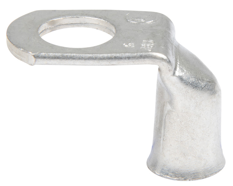 Ancor 262266 90° Tinned Copper Lug - 2 AWG x 3/8" Screw Hole, Pack of 2 - 262266