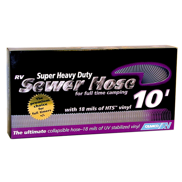 Camco 39641 Super Heavy-Duty Sewer Hose - 10' - 39641