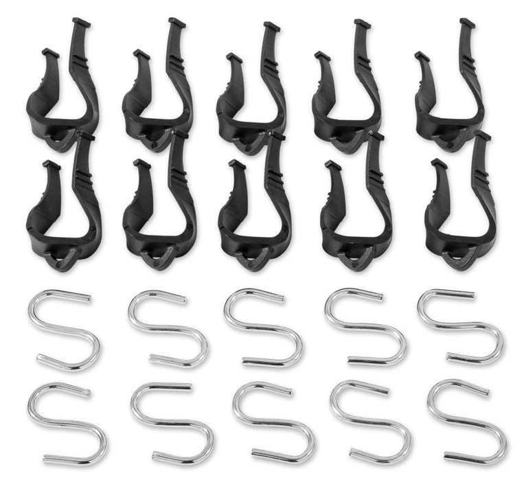 Camco 42707 RV Awning Accessory Hangers - Pack of 10 - 42707