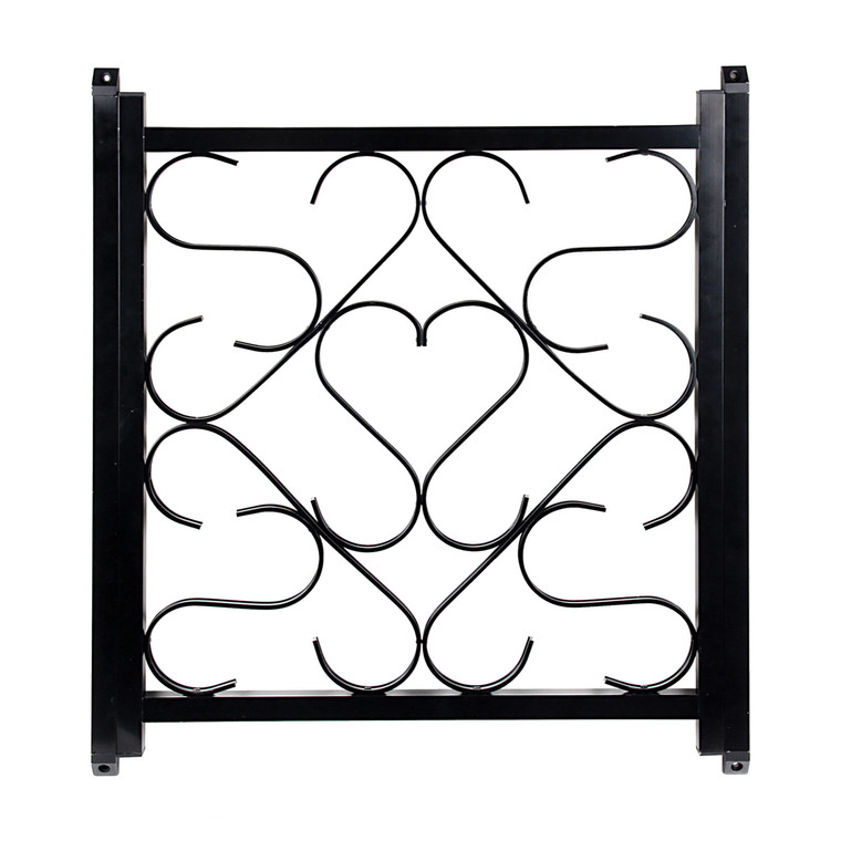 Camco 43993 Deluxe Screen Door Grille - Black - 43993