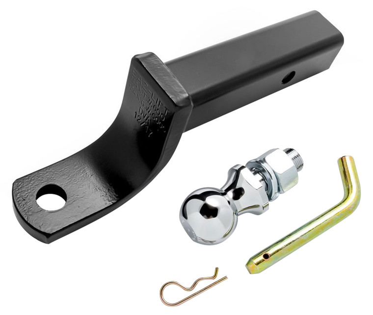 Camco 48276 Eaz-Lift Ball Mount Kit for 2" Hitch Receivers - 2" Ball (9" Length, 4" Drop, 2.75" Rise) - 48276