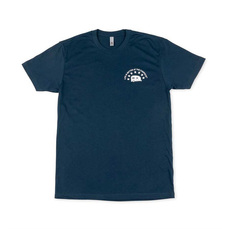 Camco 53421 LIBATC T-Shirt - Explore USA (Navy), Medium - 53421