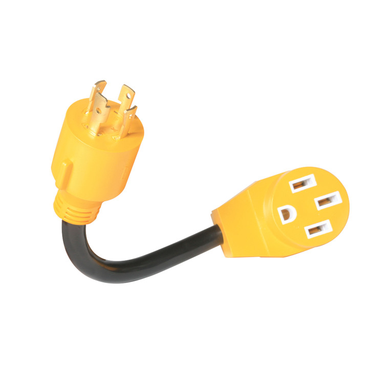 Camco 55422 Power Grip 4-Prong Generator Adapter - 55422